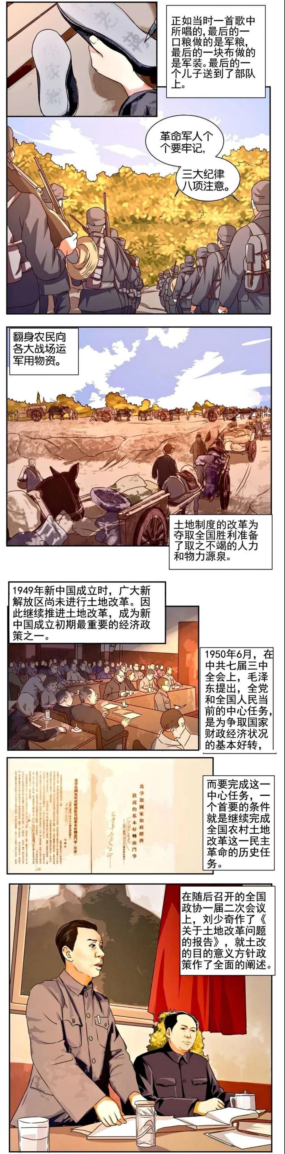 着光明的前景这一场土地改革拯万千黎民于水火固工农阶级于根基一抔土